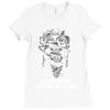 Free Your Mind One Puff At A Time Ladies Fitted T-Shirt