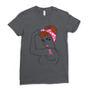 breast cancer girl power Ladies Fitted T-Shirt