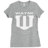 wayne enterprises batman caped crusader Ladies Fitted T-Shirt