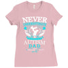 autism dad Ladies Fitted T-Shirt