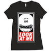 look at me Ladies Fitted T-Shirt