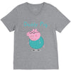 peppa pig  daddy pig V-Neck Tee
