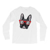 frenchie hipster Long Sleeve Shirts