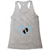 Custom baby boy name maternity design Racerback Tank