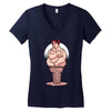 delicioussss! Women's V-Neck T-Shirt