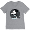 mickey mouse suicide V-Neck Tee