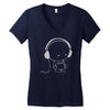 music Women's V-Neck T-Shirt