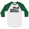 huge pen 3/4 Sleeve Shirt
