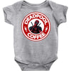 Deadpool Coffee Baby Bodysuit
