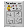 ikea hero type s iPad 3 and 4 Case