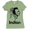 indian warrior fighter Ladies Fitted T-Shirt