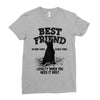 Best Friend Bull Terrier Ladies Fitted T-Shirt