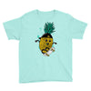 pineapple skateboarding Youth Tee