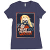 yo joe Ladies Fitted T-Shirt