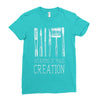 war paint Ladies Fitted T-Shirt