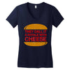 royale with cheese Women's V-Neck T-Shirt