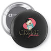 creme fraiche Pin-back button
