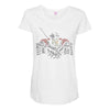 hawks leader Maternity Scoop Neck T-shirt