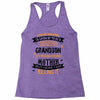 Super Cool Grandson Of A Freaking Awesome Mother Racerback Tank