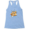 playful foxes Racerback Tank