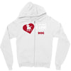 love and a dog life Zipper Hoodie