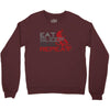 eat sleep bmx repeat Crewneck Sweatshirt