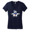 fight the puft Women's V-Neck T-Shirt