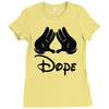 mickey mouse sexy dope Ladies Fitted T-Shirt
