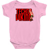 funny techno viking 3, ideal birthday present or gift Baby Bodysuit