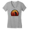 chihiro on sunset Women's V-Neck T-Shirt