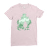 the adventure begins Ladies Fitted T-Shirt