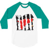 red running hood 3/4 Sleeve Shirt