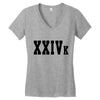 XXIV K Women's V-Neck T-Shirt