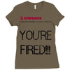 back to the future you are fired Ladies Fitted T-Shirt