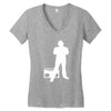 hip hop 80s Women's V-Neck T-Shirt