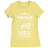 Vintage Aged To Perfection 1952 Ladies Fitted T-Shirt