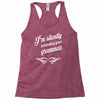 i'm silently correcting your grammar Racerback Tank