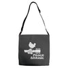 peace and music Adjustable Strap Totes