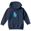 uberpup hey brain cakes! Youth Hoodie