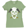 skull axe Ladies Fitted T-Shirt