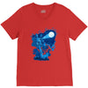 night sky projector V-Neck Tee