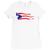 puerto rico Ladies Fitted T-Shirt