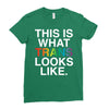 This Is What Trans Looks Like Ladies Fitted T-Shirt