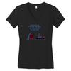 polite jaws Women's V-Neck T-Shirt