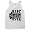 Best Dad Ever Funny Music Note Tank Top