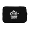 Queens Are Born In January Laptop sleeve