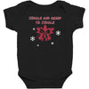 happy holidays Baby Bodysuit
