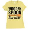 wooden spoon survivor (2) Ladies Fitted T-Shirt