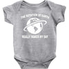 the rotation of the earth Baby Bodysuit
