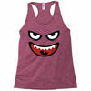 monstre visage Racerback Tank